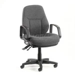 Interion Task Chair With Mid Back & Fixed Arms Fabric Gray Industrial 516148GY. Fixed Price $310.51.