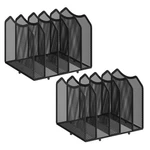Simple Trending Mesh Desktop File Sorter Organizer, 5-SECTION Bookshelf For D.... Fixed Price $41.73.