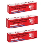 3 X Cipla Omnigel Tube Gm (pack Of Each) With Menthol. Fixed Price $27.27.