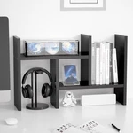 Desktop Organizer Office Storage Rack Adjustable Wood Display Shelf Free Styl.... Fixed Price $38.74.