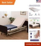 Pressure Redistribution Foam Hospital Bed Mattress - 3 Layered Visco Elastic .... Fixed Price $596.04.