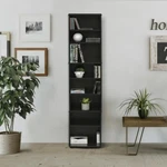 Furinno Jaya Space Saving Multimedia Storage Tower, Espresso. Fixed Price $124.99.