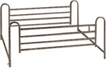 Drive Medical 15001ABV Full Length Hospital Bed Side Rails Pair Spring-loaded. Fixed Price $99.00.