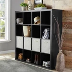 16 Cube Modern Bookshelf Storage Organizer For Office Living Room Dorm Black New. Fixed Price $144.58.
