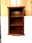 Antique Vintage Art Deco Solid Wood Country Wall Shelf Curio Mahogany Finish. Fixed Price $59.00.