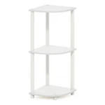 Furinno Turn-n-tube 3-TIER Corner Display Rack Multipurpose Shelving White/white. Fixed Price $37.95.
