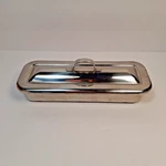 Vtg Vollrath 8283 Stainless Steel Medical Dental Surgical Instrument Tray & Lid. Fixed Price $35.00.