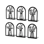 3 Pair Metal Bookends,decorative For Shelves,non-slip Boo... Fast Ship. Fixed Price $31.53.