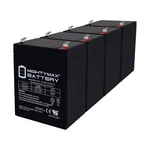 Mighty Max 12V 2.9AH F1 Sla Battery Replaces Winco S675 Stretchair - 4 Pack. Fixed Price $79.99.