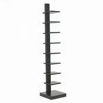 Standing Bookshelf With Vertical Spine Design For Small Spaces, New. Fixed Price $159.00.