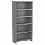 Echo 5 Shelf Bookcase Modern Gray - Engineered Wood. Fixed Price $358.99.