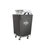 Seville Classics Large Commercial Heavy Duty Rolling Steel Frame Laundry Hamper. Fixed Price $98.99.