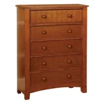 Benzara Sophisticated 5 Drawers Wooden Chest, White Oak. Fixed Price $449.41.