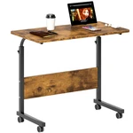 Soges Mobile Side Table 31.5 Inch Sofa Slot Wheels Laptop Computer. Fixed Price $89.64.