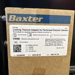 Baxter 5C4129 Locking Titanium Adapter. Fixed Price $600.00.