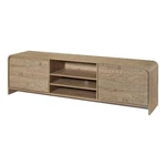 Benjara Maria Tv Stand Media Cabinet- 2 Drawer Shelves- Beige Wood 71 Inch. Fixed Price $300.38.