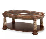 Aico By Michael Amini Villa Valencia Oval Coffee Table. Fixed Price $995.00.