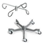 Graham-field Lumex Iv Pole Base Four Hook Assembly Gray. Fixed Price $136.77.