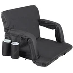 Stadium Chair Cushion Recliner Padded Seat Folding Black Sport Bleacher Camping. Fixed Price $44.58.