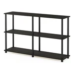 Furinno Turn-n-tube Wood 3-TIER Double Size Storage Display Rack Espresso. Fixed Price $91.89.