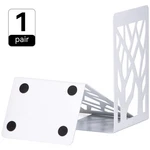 Ends For Shelves And Heavy Books Metal WHITE-1 Pair,. Fixed Price $14.14.