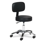 Safco Black Lab Stool With Pneumatic Lift. Fixed Price $374.41.
