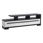 Benjara Ruthe Tv Stand Media Cabinet With 2 Drawers- Shelves- Black & White Wood. Fixed Price $436.09.