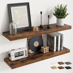 24 Inch Floating Shelves For Wall With Invisible Brackets Set Of 2, 8"D Engin.... Fixed Price $72.24.
