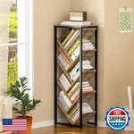 Cutogxon 9-TIER Tree Bookshelf Floor Standing Hardcover & Media Storage. Fixed Price $72.40.