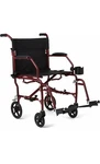 Medline MDS808200F3R 19IN. Ultralight Transport Wheelchair - Red. Fixed Price $124.96.