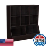 Dinzi Lvj Toy Storage Organizer Kids Bookshelf Wood Cabinet 3-TIER. Fixed Price $188.82.