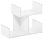 New! Furinno Hermite White Organizer, 3-SHELF Desktop Display Mini Bookshelf. Fixed Price $35.00.