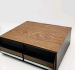 Vintage Faux Wood Vhs Storage Drawer Cabinet 24 Tape Capacity Organizer Retro Me. Fixed Price $36.99.