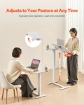 Vevor Overbed Table, Mobile Side With Flip Desktop And 4 Hidden Wheels. Fixed Price $101.90.