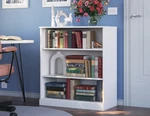 Palace Imports 100% Solid Wood 3-SHELF 32" Bookcase, Adjustable Shelves. Fixed Price $193.99.