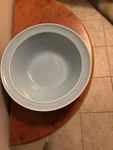 Vtg Lu-ray Pastels 8.75" Serving Bowl Light Blue Ts&t Mcm. Fixed Price $16.99.