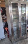 Blickman Inc. 7970SS Stainless Steel Glass Door Lab Storage Cabinet 1537970100. Fixed Price $2700.00.