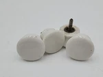 Lot 4 Antique White Porcelain 1" Cabinet Knob Furniture Drawer Door Pull Vintage. Fixed Price $24.99.
