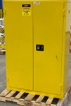Jamco BS45 45-GALLON Flammable Safety Cabinet Self-closing Yellow Fm Approved. Fixed Price $408.94.
