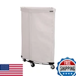 Seville Classics Large Commercial Heavy Duty Rolling Steel Frame Laundry Hamper. Fixed Price $111.98.