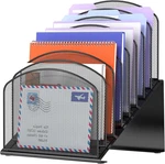 Inclined Desk File Organizer, 8-SECTION Upright Standing Sor. Fixed Price $40.99.