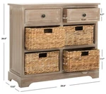 Safavieh Herman Storage Unit, Reduced Price 2172726015 AMH5702G. Fixed Price $156.00.