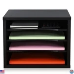 Fitueyes 4-TIER Wooden Desk Organizer Adjustable File Holder & Document Sorter. Fixed Price $75.23.