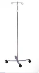 Mckesson Iv Pole Floor Stand, 2-HOOK 4-LEG, Dual-wheel Nylon Casters, 22 Inch. Fixed Price $45.00.