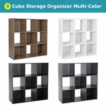 9 Cube Storage Wooden Display Bookcase Bookshelf For Living Room W/ Back. Fixed Price $47.58.