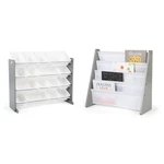 Humble Crew Supersized Wood Toy Storage Organizer Extra Large Grey/white. Fixed Price $144.97.