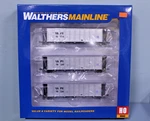 Walthers Mainline 910-56881 50' RD-4 Hopper 3-PACK Ready To Run Virginia Power. Fixed Price $120.99.