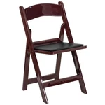 Hercules Series 1000 Lb. Capacity Red Mahogany Resin Folding Chair With.... Fixed Price $73.64.