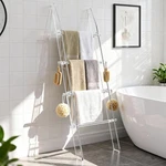 Mesailup Blanket Ladder 5.6FT For Bathroom 4 Tier Modern Decor Waterproof. Fixed Price $104.58.