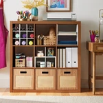 9-CUBE Storage Organizer, Bookcase, Display Compartment, Open Back, Home Office. Fixed Price $106.89.